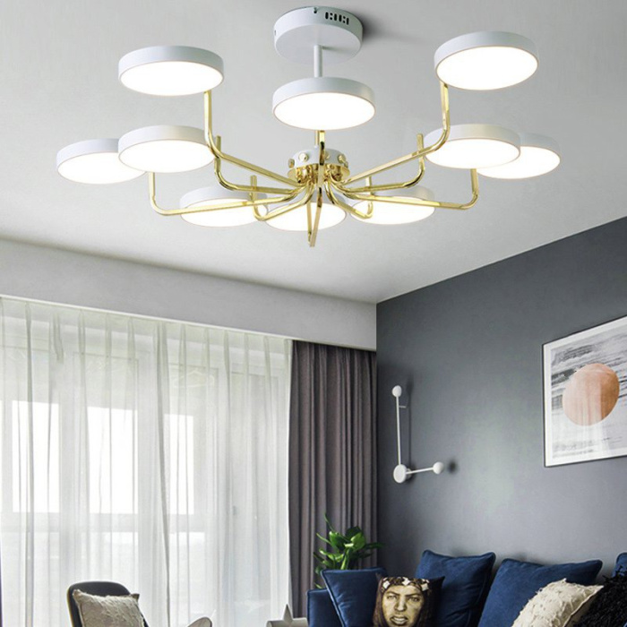 Подвесная люстра TAVIS D78 Gray ImperiumLoft