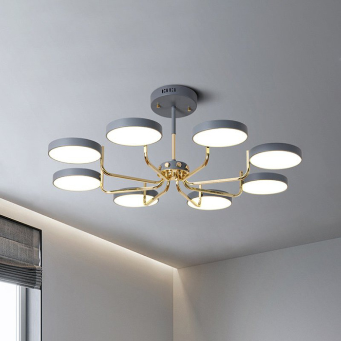 Подвесная люстра TAVIS D78 Gray ImperiumLoft