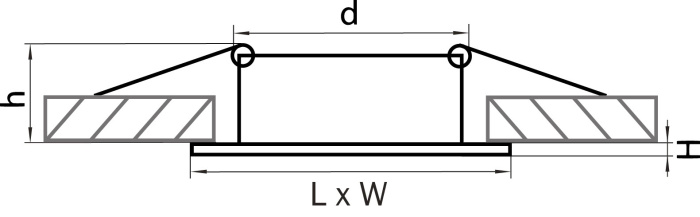Встраиваемый светильник Lega qua LIGHTSTAR 11030