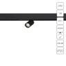 Магнитная трековая система Arte Lamp PRESTO A6226PL-1BK