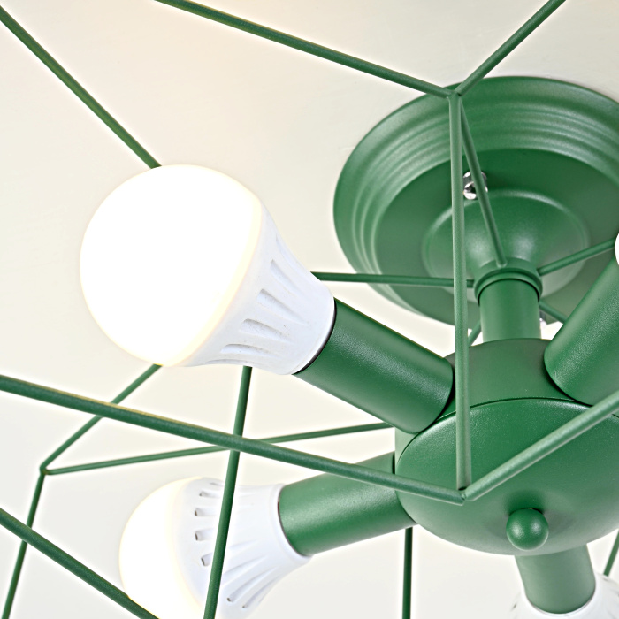 Потолочная люстра ASTERI Green ImperiumLoft