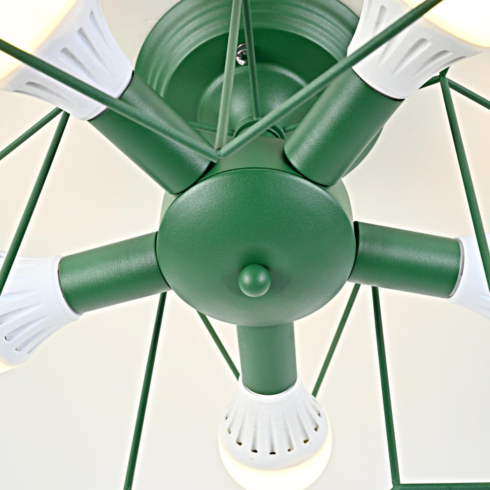 Потолочная люстра ASTERI Green ImperiumLoft