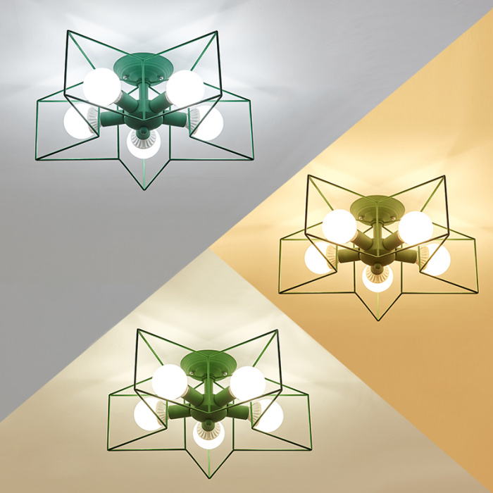 Потолочная люстра ASTERI Green ImperiumLoft