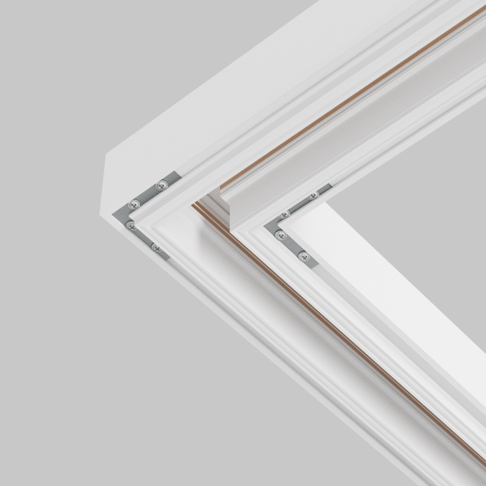 Комплект угловых плоских соединителейдля демпферного шинопровода , 4 шт Maytoni TRA034D-CL-42S