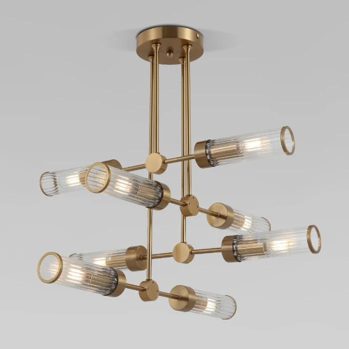Потолочная люстра Eurosvet Oriens 60166/8 латунь Smart