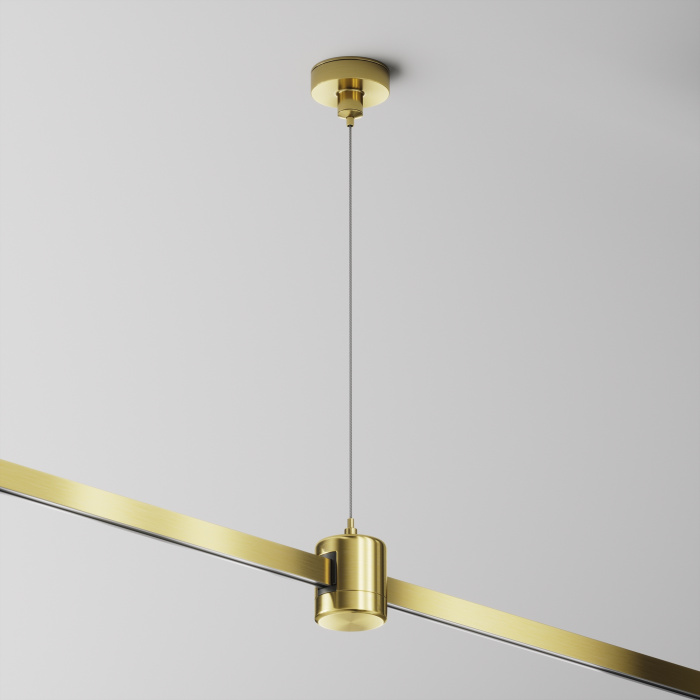 Подвес тросовый Hang с прямым коннектором питания Flarity латунь Maytoni TRA157SW-IPC1-BS