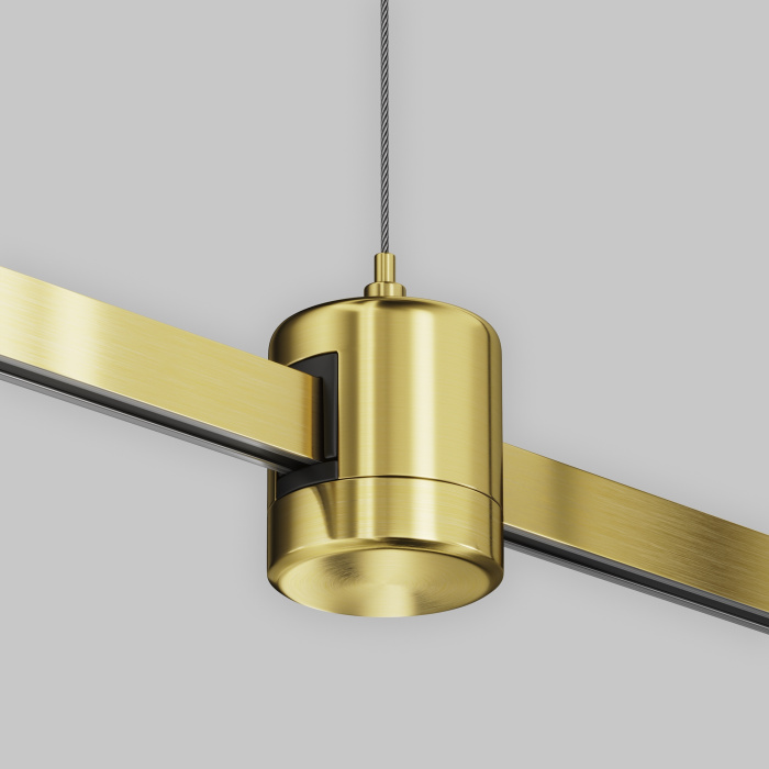 Подвес тросовый Hang с прямым коннектором питания Flarity латунь Maytoni TRA157SW-IPC1-BS