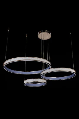 Подвесная люстра Leon Christine LE7702/800-3F Black Chrome