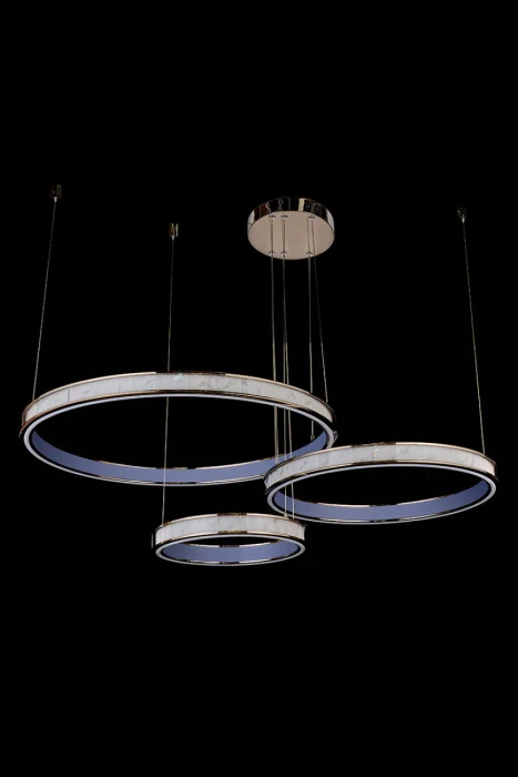 Подвесная люстра Leon Christine LE7702/800-3F Black Chrome