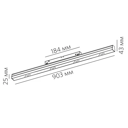 Трековый светодиодный светильник Led Technology MAT L 30 CCT B TUYA