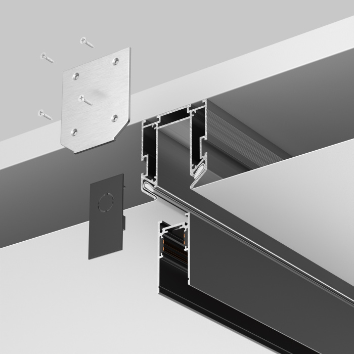 Профиль для монтажа Exility в натяжной ПВХ потолок, 2м Maytoni TRA034MP-212S(N)