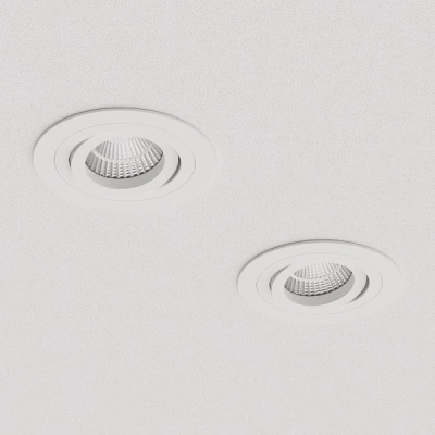 Встраиваемый поворотный светильник Ledron AO10221 White