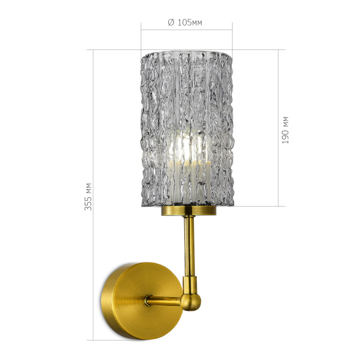 Настенный светильник ST LUCE GACCIOLO SL1240.301.01