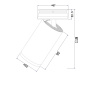 Потолочный светильник Maytoni Focus S C058CL-01B