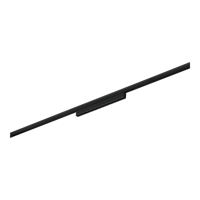 Магнитный трековый светильник Черный LED 1*10W 3000K 430Lm Ra>90 IP20 L196xW10xH18 24V ST666.436.10