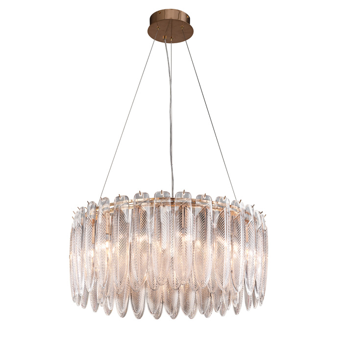 Подвесная люстра Delight Collection Piuma MD22027002-D65 light rose gold