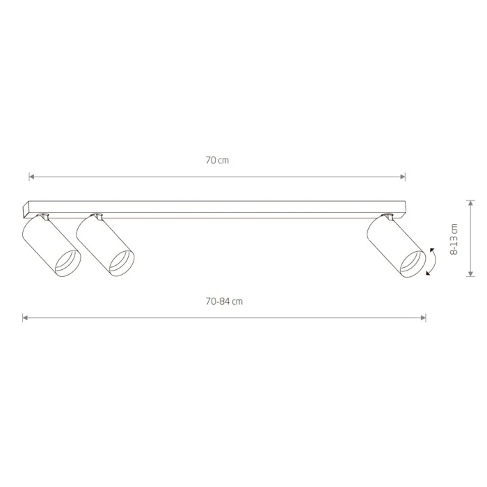 Накладной светильник спот Nowodvorski Mono White/Gold 7775