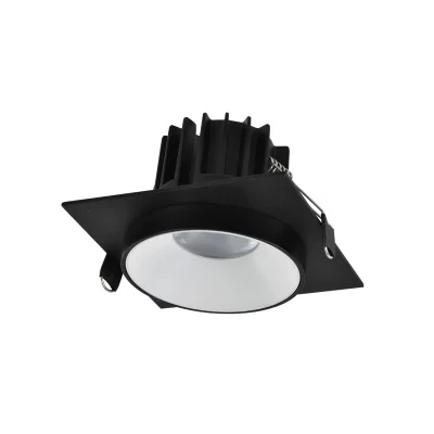 Светильник встраиваемый Черный, Белый LED 1*10W 3000K 700Lm Ra&gt;90 36° IP44 D79xH61 85-265V ST758.438.10