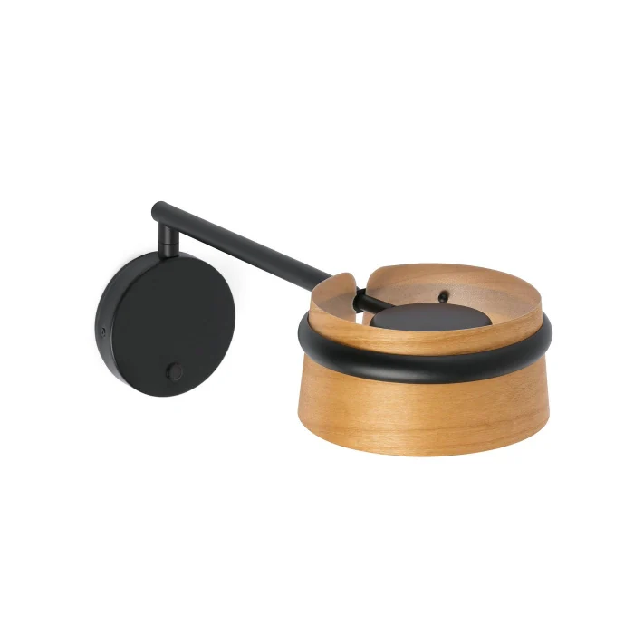 Настенный светильник LOOP LED Black wall lamp