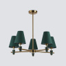Люстра на штанге с абажурами и мрамором AMBRELLA light LH75051