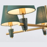 Люстра на штанге с абажурами и мрамором AMBRELLA light LH75051