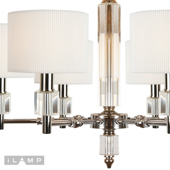 Подвесная люстра iLamp Alexa P2404-6 Nickel