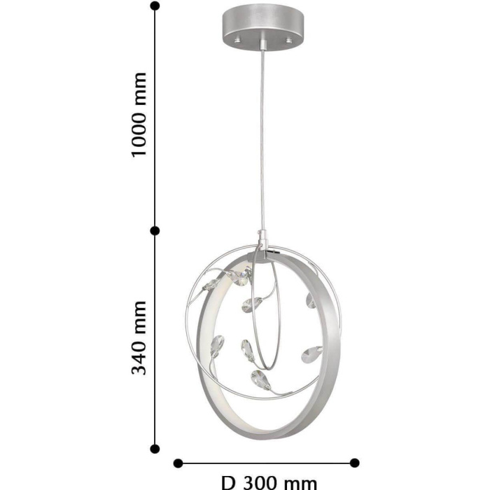 Подвесной светодиодный светильник Favourite Schleife 2517-3P