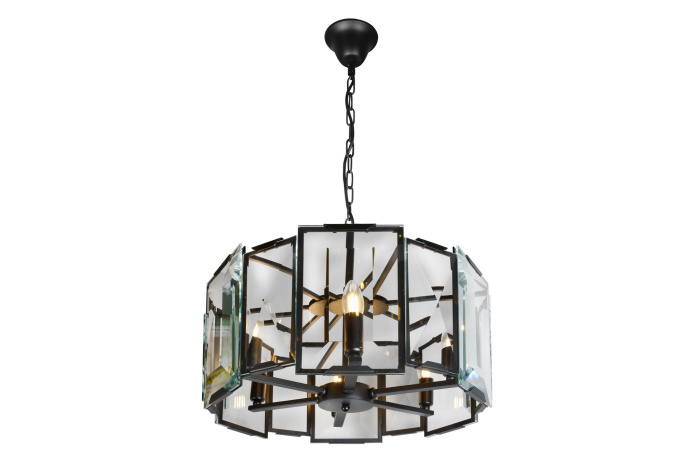 Подвесная люстра iLamp Panorama 6113-550 Черная