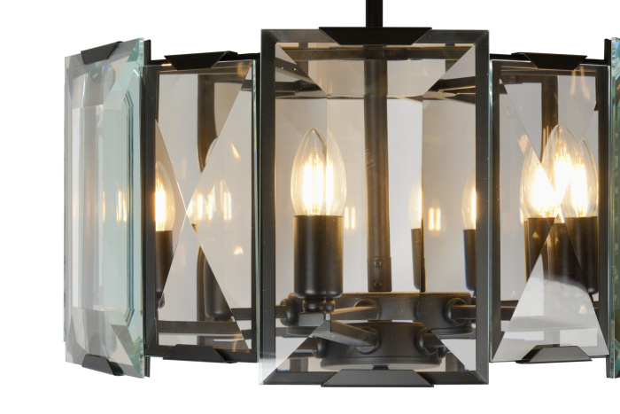 Подвесная люстра iLamp Panorama 6113-550 Черная