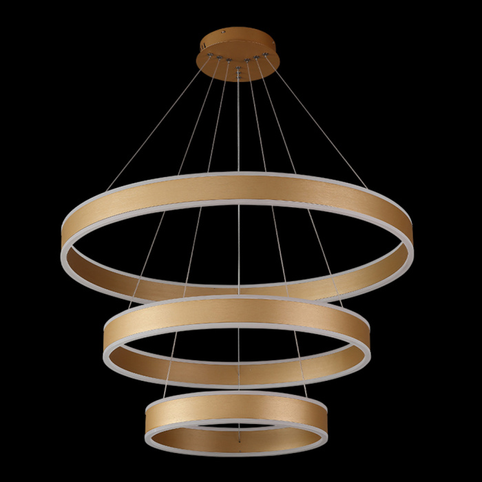 Подвесной светодиодный светильник Crystal Lux Muchos SP158W LED GOLD