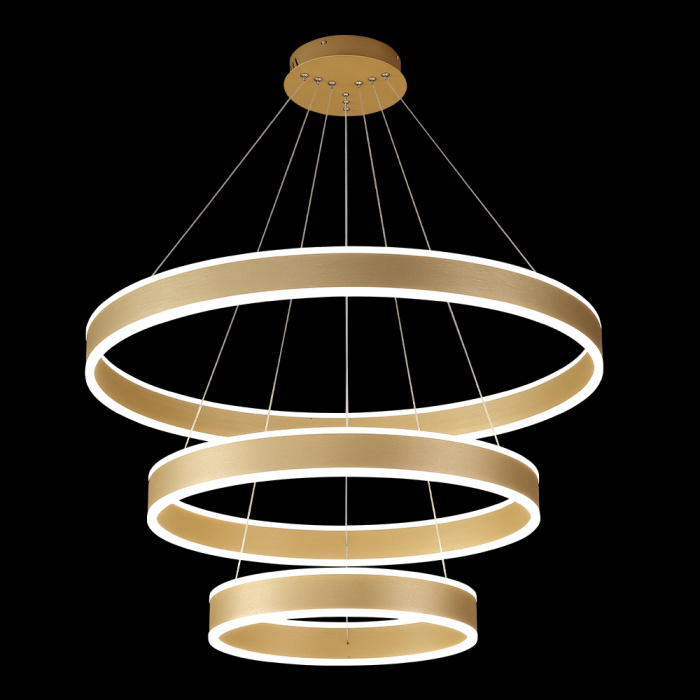 Подвесной светодиодный светильник Crystal Lux Muchos SP158W LED GOLD