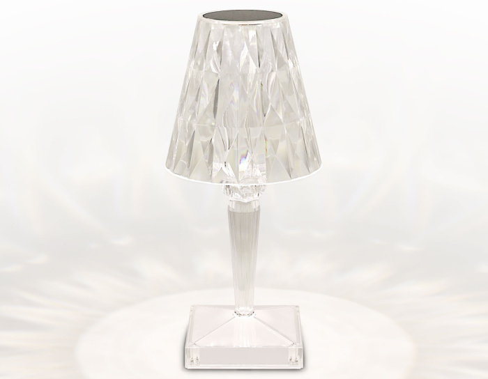 Настольная светодиодная лампа с сенсорным выключателем и встроенной аккумуляторной батареей Ambrella light DE8055