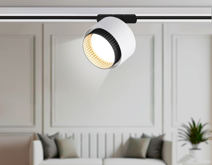 Трековый однофазный светильник со сменной лампой Ambrella light GL5379