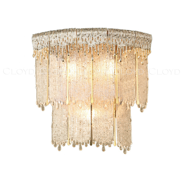 Бра Cloyd CONSONANCE W3 / выс. 28 см - золото (арт.20415)