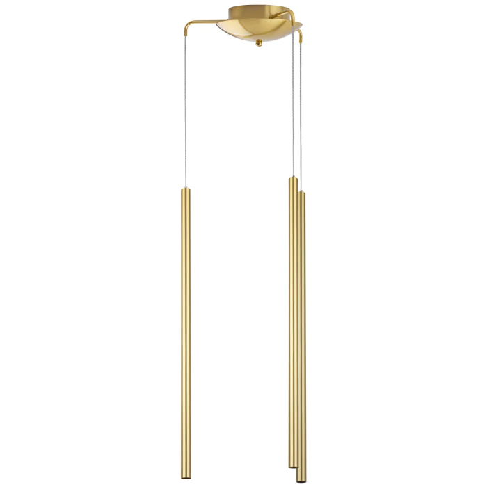 Подвесная люстра TUBO LED 15W 900LM 25G ЗОЛОТО 3000K Lightstar L3T747333