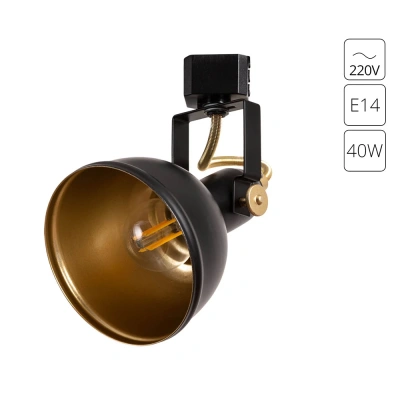 Трековый светильник Arte Lamp MARTIN A5213PL-1BK