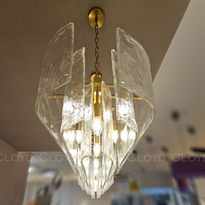 Люстра Cloyd PAMIR C12 / L100 см - золото (арт.11360)