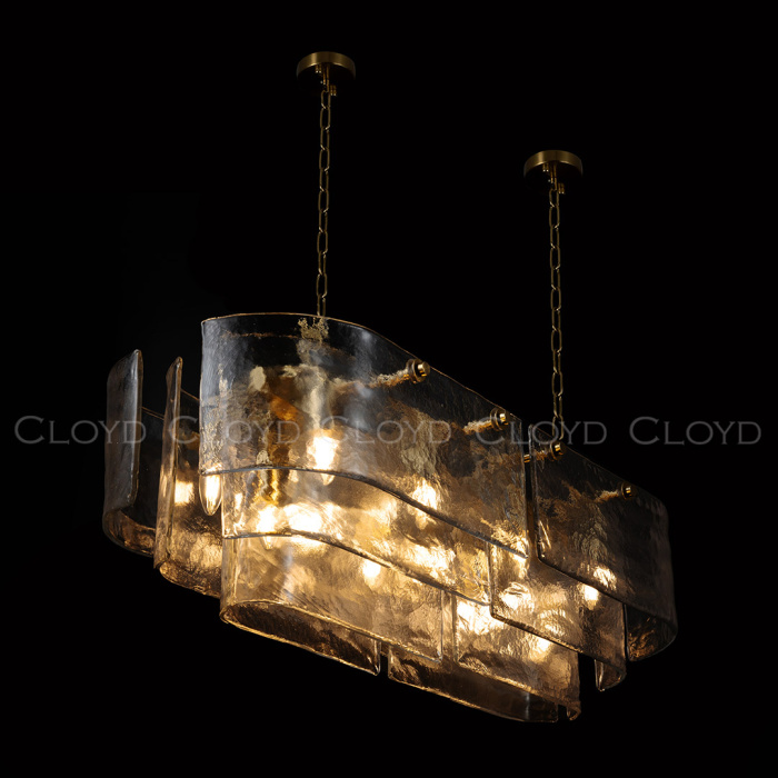 Люстра Cloyd PAMIR C12 / L100 см - золото (арт.11360)