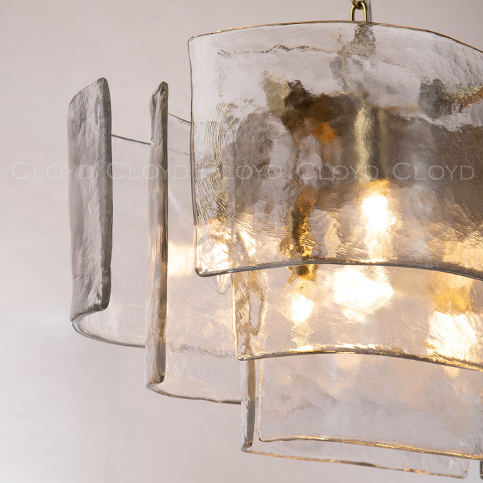 Люстра Cloyd PAMIR C12 / L100 см - золото (арт.11360)