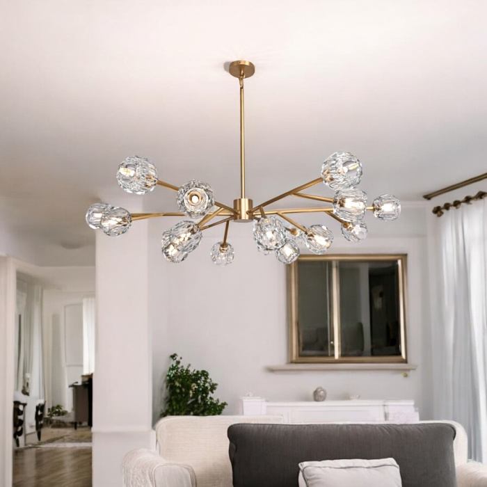 Люстра Boule De Cristal Round Chandelier 18 ImperiumLoft