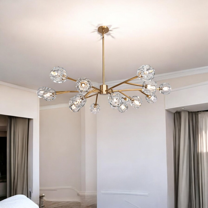 Люстра Boule De Cristal Round Chandelier 18 ImperiumLoft