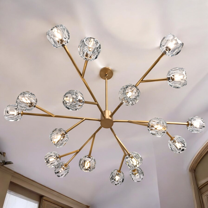 Люстра Boule De Cristal Round Chandelier 18 ImperiumLoft