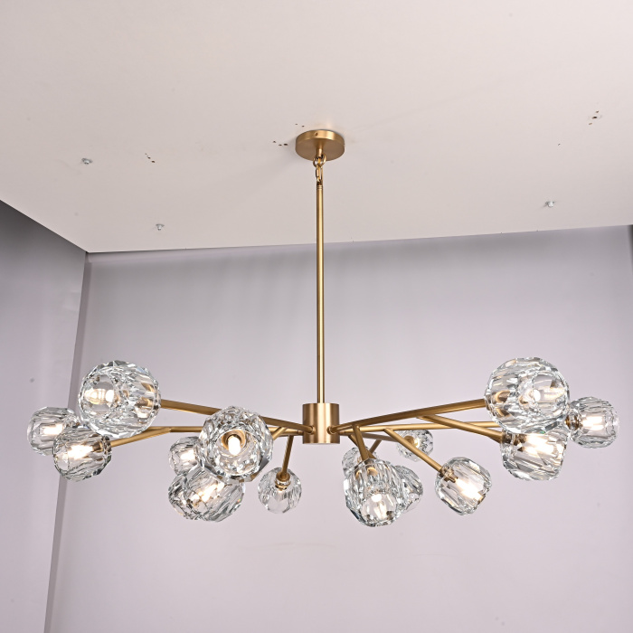Люстра Boule De Cristal Round Chandelier 18 ImperiumLoft