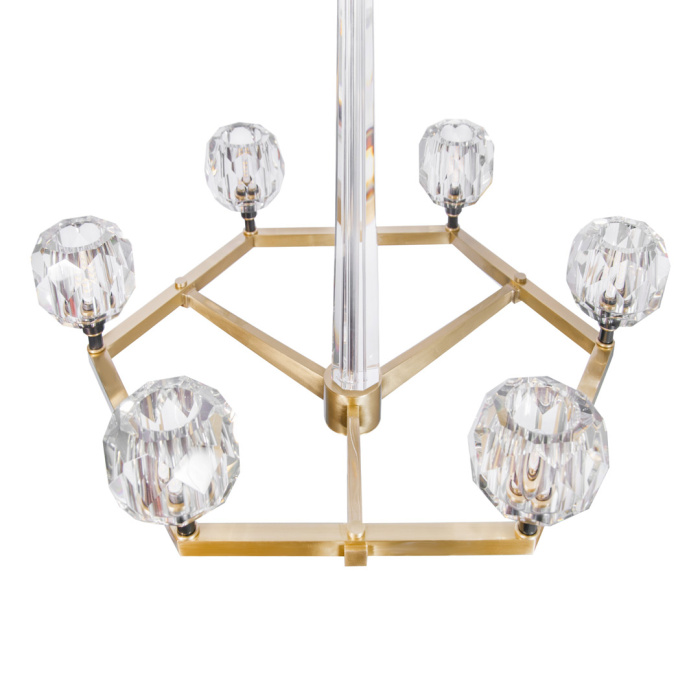 Люстра Cloyd MONAGAN C6 / Ø72 см - латунь (арт.10464)