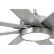 Вентилятор со светом CENTURY LED Matt nickel ceiling fan with DC motor
