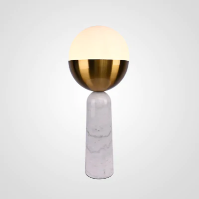 Настольная лампа Marble Globe White ImperiumLoft