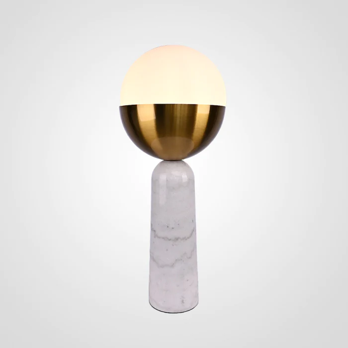 Настольная лампа Marble Globe White ImperiumLoft