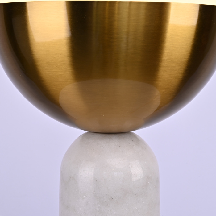 Настольная лампа Marble Globe White ImperiumLoft
