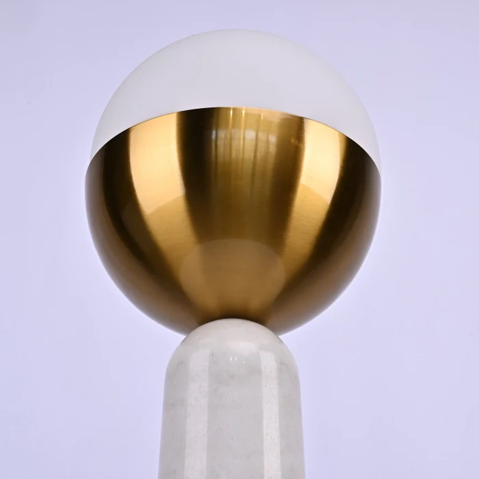 Настольная лампа Marble Globe White ImperiumLoft