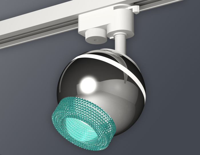 Комплект трекового однофазного светильника с подсветкой Ambrella light XT1104004